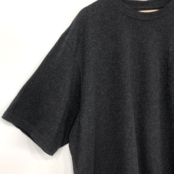 Carhartt Dark Gray Original Fit Cotton Blend Short Sleeve T Shirt - Picture 5 of 16